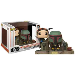 FUNKO - POP MOMENT BOBA FETT AND FENNEC ON THRONE STAR WARS