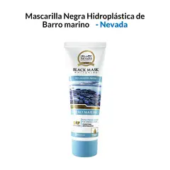 NEVADA NATURAL PRODUCTS - Mascarilla Negra Hidroplástica de Barro marino 120gr