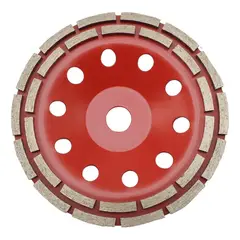 KAMASA - Copa Diamantada Doble Segmento 7" Rojo KM515