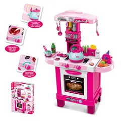 GENERICO - Set Cocina de Juguete Infantil con Tetera Bota Vapor