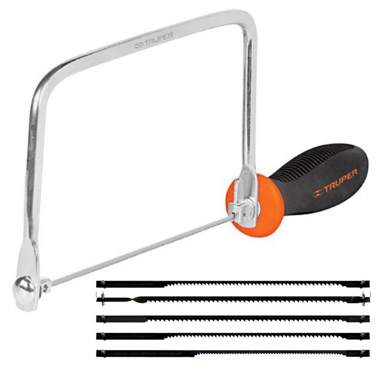 Arco caladora JOYERO 6"P con 5 seguetas,
