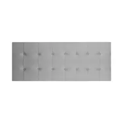 BARAKA HOME - Cabecera Mazyr 1.5 plz - Gris Claro