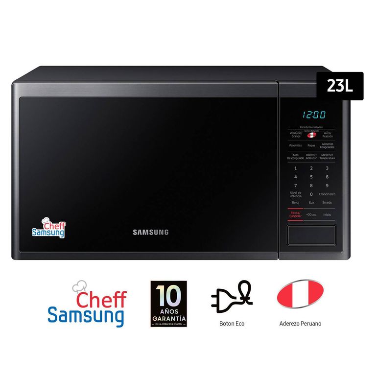 Microondas Black Stainless Steel 23L MS23J5133AG