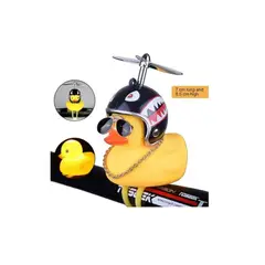 GENERICO - Patito motera para bicicleta moto motocicletas con luz