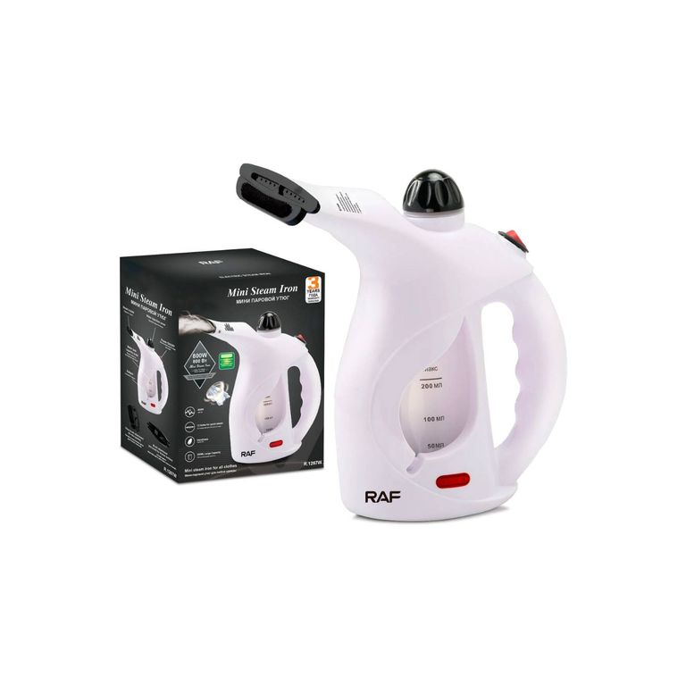 Plancha a Vapor Eléctrica 1300W para Viaje Vaporizador Manual Ropa