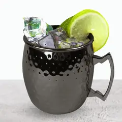 GENERICO - Tazas Moscow Mule chapadas en Negro