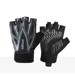 GENERICO - Guantes Deportivos con Muñequera Crossfit Gym Ciclismo - L