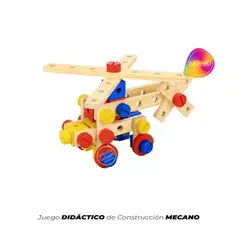 GENERICO - Juego De Construcción Mecano De Madera