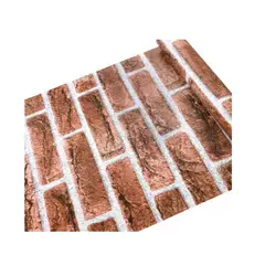 GENERICO - Papel tapiz autoadhesivo - Ladrillo 2 - ROLLO 10m x 45cm