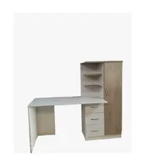 GENERICO - ESCRITORIO ESTRELLA - LA CASA DEL MUEBLERO - BLANCO CON ROVERE