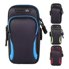 GENERICO - Bolso Porta Celular Deportivo Con Correa- Azul