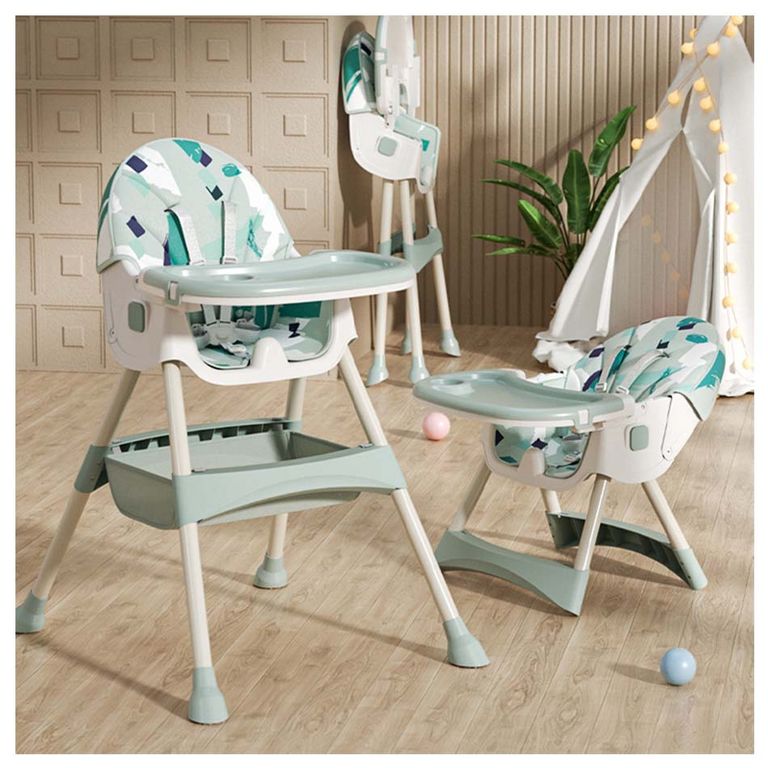 SILLA DE COMER PLEGABLE COLOR JADE
