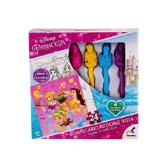DISNEY - Rompecabeza Princesa Doble Vista de 24 Piezas