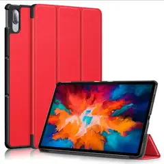 GENERICO - Funda Bookcover para Tablet Lenovo P11 Tb-J606fTb-J606x Rojo