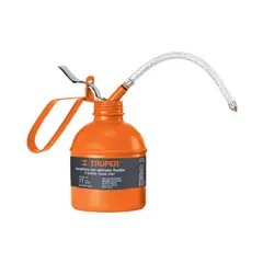 TRUPER - Aceitera de 500 ml (17 oz) con aplicador flexible