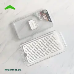 GENERICO - Organizador Recipiente Para Refrigerador Con Tapa