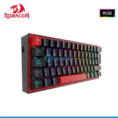 REDRAGON - Teclado FIZZ PRO Wireless Spanish K616-RGB-B BLACK