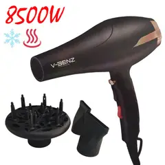 GENERICO - Secadora Profesional de Pelo cabello 8500 Watts 4 en 1 frio caliente