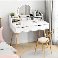 NACION MUEBLES - Tocador Vintage con Espejo Zora