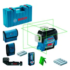 BOSCH - Nivel Laser Verde GLL 3-80 CG 360 Bluetooth + Receptor