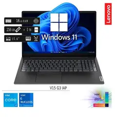 LENOVO - Laptop V15 G3 IAP Core I3 12va 16GB RAM 256GB SSD 1TB HDD