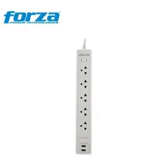 FORZA - Supresor De Pico Blanco Fsp-512usbw 5tomas 2usb 220v