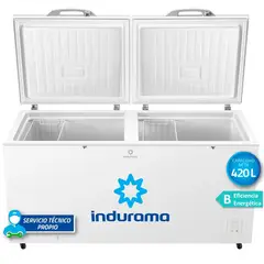 INDURAMA - Congeladora Defrost 420L CI-420BL Blanco
