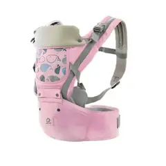 GENERICO - Canguro Para Bebé Ergonómico Ballena 3 en 1 Rosado