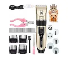 GENERICO - Cortadora de pelo inalámbrica recargable para mascotas