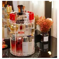 GENERICO - Organizador Acrílico para Cosméticos Giratorio