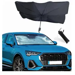 GENERICO - Tapasol Plegable Auto tipo Sombrilla para Parabrisas