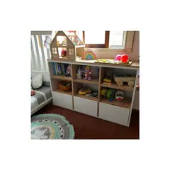 AMUEBLE - JUGUETERO - ORGANIZADOR melamina * CASITA * Tiendas