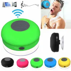 GENERICO - Parlante Acuático Bluetooth Manos Libres Micrófono Ducha verde