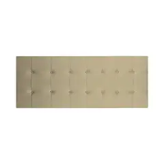 BARAKA HOME - Cabecera Mazyr 2 plz - Beige Oscuro