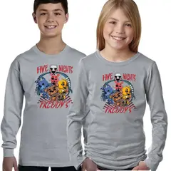 GENERICO - Polos FNAF Five Nights At Freddy´s Peluche - Talla desde 4 hasta XL