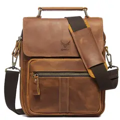 ARMUZ - Morral de Cuero Vacuno De Alta Gama MH645 Hombre