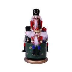 GENERICO - Cascanueces Musical BJ23001A Altura 20 cm Base Verde