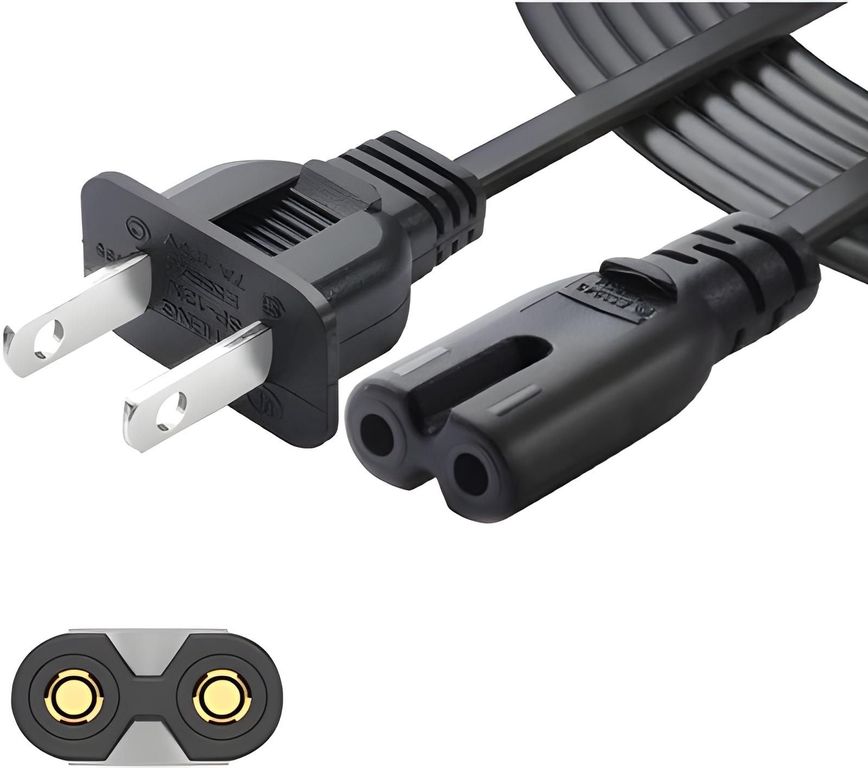 MONTECH - Cable de Poder de 3 Mts Conector Tipo 8 - Certificación UL