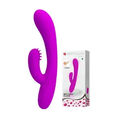 GENERICO - VIBRADOR PRETTY LOVE HARRY RABBIT CON 2 MOTORES POTENTES