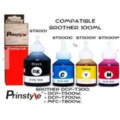 GENERICO - PACK DE TINTAS BROTHER COMPATIBLE BT6001- BT5001 . 4 COLORES (BCYM)
