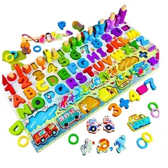 GENERICO - TABLERO MONTESSORI PARA NIÑOS COMPLETO DIDACTICO EDUCATIVO