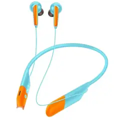 SEISA - Audífono bluetooth con linterna color verde agua AKZ-R11 Élegans