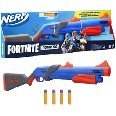 NERF - Lanzador Fortnite Pump SG Lanzador Mega de Bombeo