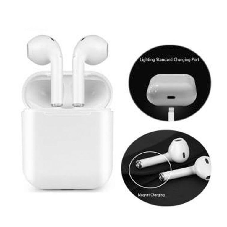 Mini Auriculares Inalámbricos Audífonos Bluetooth White