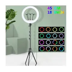 GENERICO - ARO LED 45cm RGB con CONTROL y TRIPODE