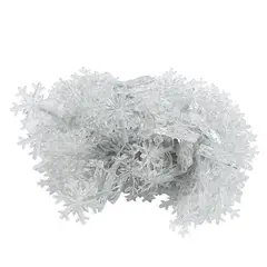 VATYERTY - Led Copo De Nieve Para La Decoración Navideña 6m 40Led Blanco cálido