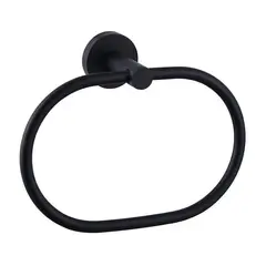 VATYERTY - Acero inoxidable Percha pie Pañuelo Toalla estante negro