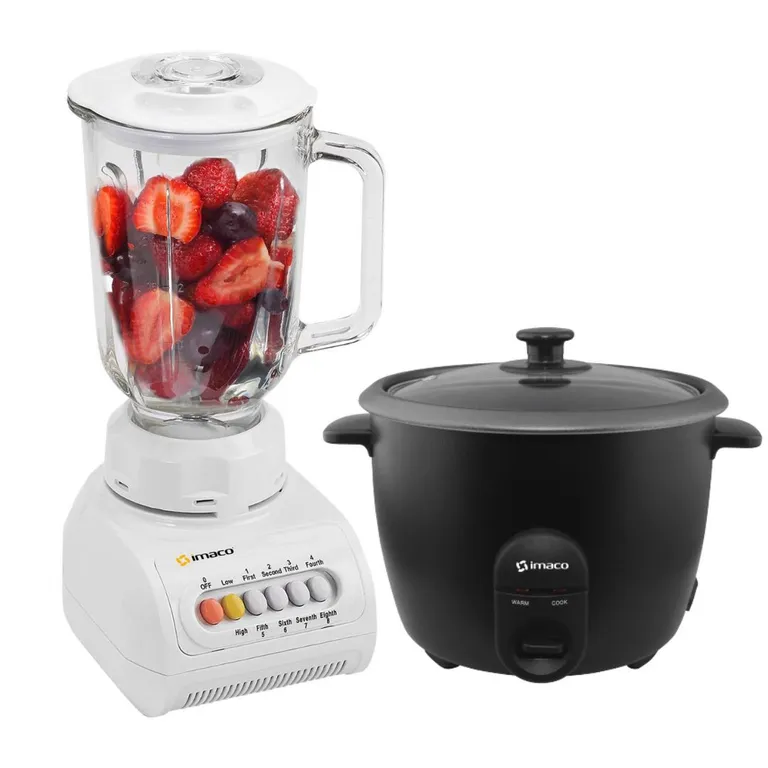 COMBO LICUADORA 8 VEL + OLLA ARROCERA 1.8L NEGRA