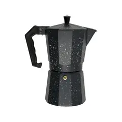 PENTHA - Cafetera Italiana Moka de 9 tazas Color Negro de 450 ml