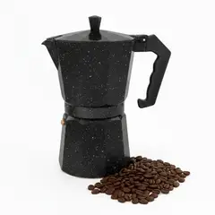 PENTHA - Cafetera Italiana Moka de 12 tazas Color Negro